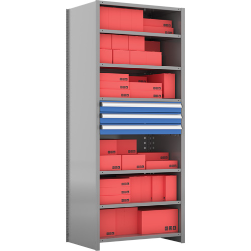 Cabinet d'entreposage &agrave; tiroirs int&eacute;gr&eacute; Interlok Helyx Safety & Industrial Supplies