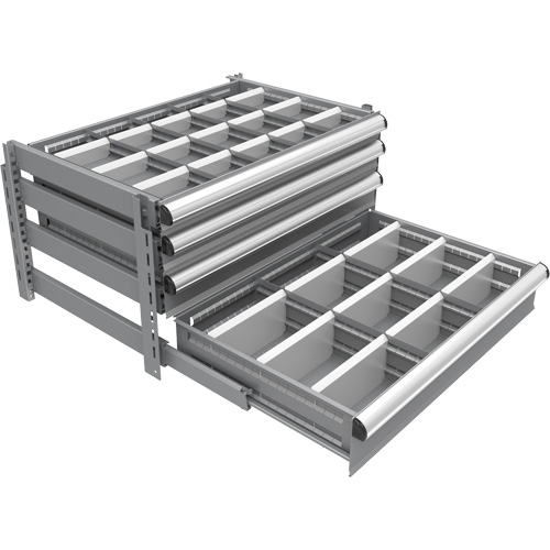 Cabinet d'entreposage &agrave; tiroirs int&eacute;gr&eacute; Interlok Helyx Safety & Industrial Supplies