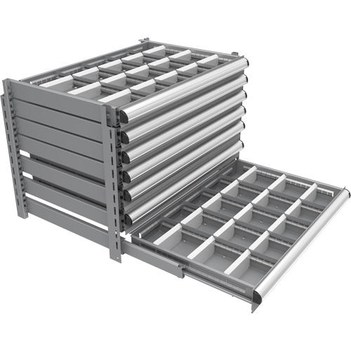 Cabinet d'entreposage &agrave; tiroirs int&eacute;gr&eacute; Interlok Helyx Safety & Industrial Supplies