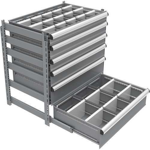 Cabinet d'entreposage &agrave; tiroirs int&eacute;gr&eacute; Interlok Helyx Safety & Industrial Supplies