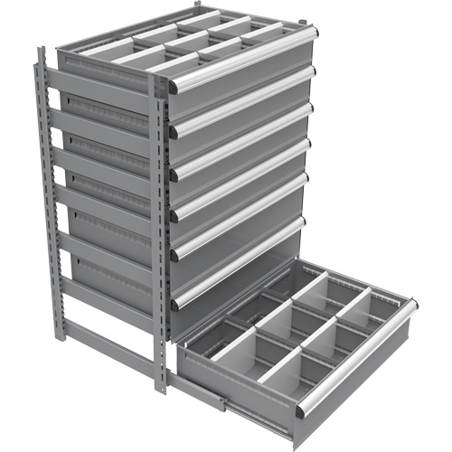 Cabinet d'entreposage &agrave; tiroirs int&eacute;gr&eacute; Interlok Helyx Safety & Industrial Supplies