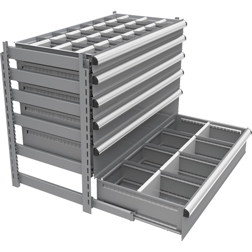 Cabinet d'entreposage &agrave; tiroirs int&eacute;gr&eacute; Interlok Helyx Safety & Industrial Supplies