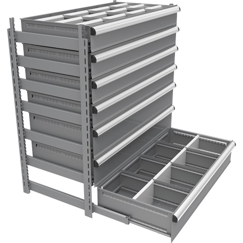 Cabinet d'entreposage &agrave; tiroirs int&eacute;gr&eacute; Interlok Helyx Safety & Industrial Supplies