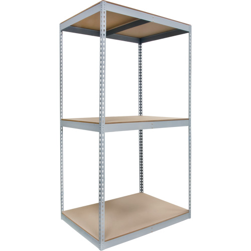 Heavy-Duty Shelving, Steel, Boltless, 750 lbs. Capacity, 72" W x 84" H x 24" D Helyx Safety & Industrial Supplies