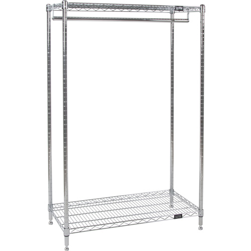 Pr&eacute;sentoir &agrave; v&ecirc;tements en fil m&eacute;tallique Helyx Safety & Industrial Supplies