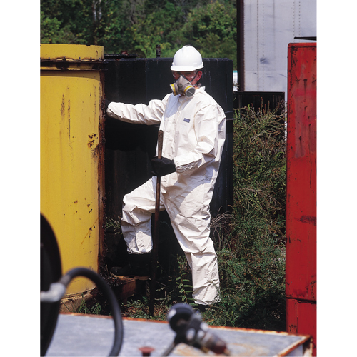 Combinaisons Tychem 4000, T-Grand, Blanc Helyx Safety & Industrial Supplies