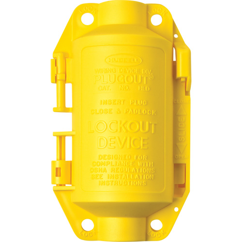Dispositif de verrouillage Hubbell Plugout, Type Prise Helyx Safety & Industrial Supplies