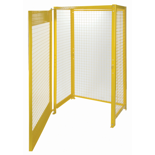 Armoires pour cylindres &agrave; gaz, nbre de bouteilles: 10, 44" , 30" , 74" , Jaune Helyx Safety & Industrial Supplies