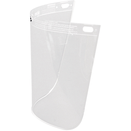 North&reg; High Performance&reg; Faceshield, Propionate, Clear Tint Helyx Safety & Industrial Supplies