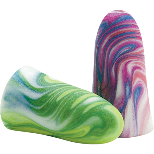 SparkPlugs&reg; Multi-Coloured Foam Earplugs, Bulk - Box Helyx Safety & Industrial Supplies