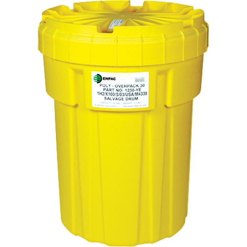 Poly-Overpack&reg; 30 Salvage Drum, 30 US gal., Stationary Helyx Safety & Industrial Supplies