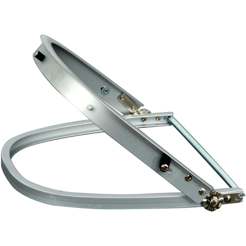 Support de visi&egrave;re en aluminium pour casques &agrave; fentes de North Helyx Safety & Industrial Supplies