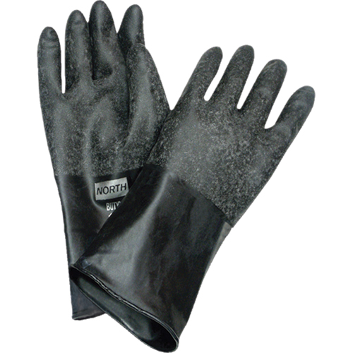 Chemical Resistant Gloves, Size Medium/8, 14" L, Butyl Rubber, 32-mil Helyx Safety & Industrial Supplies