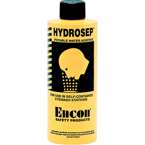 Hydrosep&reg; Water Treatment Additive for Self-Contained Pressurized Eyewash Station, 8 oz. Helyx Safety & Industrial Supplies