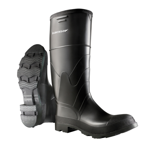 16" Economy Boots, PVC, Steel Toe, Size 6, Puncture Resistant Sole Helyx Safety & Industrial Supplies