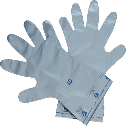 Gants Silver Shield s&eacute;rie 4H de North, Taille 6/T-petit, 14,5" lo, EVOH/Poly&eacute;thyl&egrave;ne, 2,7 mil Helyx Safety & Industrial Supplies