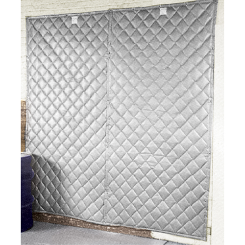 Noise Absorbing Wall Blanket, Quilted Fibreglass, 8' L x 4' W Helyx Safety & Industrial Supplies