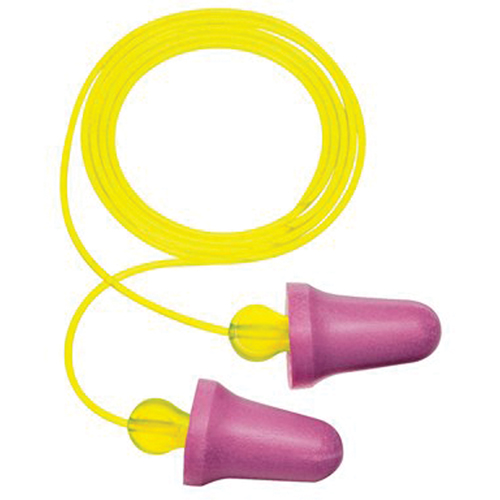Bouchons d'oreilles en mousse sans contact E-A-R, Paire - Sac en poly, Avec cordon Helyx Safety & Industrial Supplies