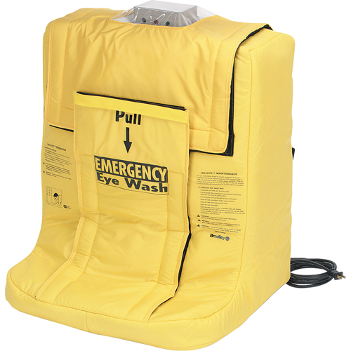 On-Site&reg; Eyewash Station With Heater Jacket, Gravity-Fed, 7 gal. Capacity, Meets ANSI Z358.1 Helyx Safety & Industrial Supplies