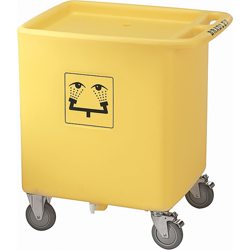 Chariot &agrave; d&eacute;chets pour douche douche oculaire On-Site Helyx Safety & Industrial Supplies