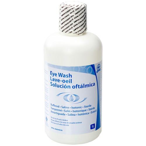 Accessoires pour poste de douche oculaire - Solution ophtalmique, 32 oz Helyx Safety & Industrial Supplies