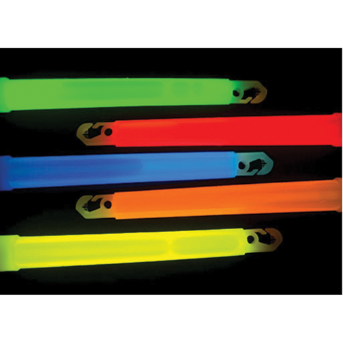 B&acirc;tons de s&eacute;curit&eacute; luminescents Cyalume 6", Rouge, Dur&eacute;e 30 min Helyx Safety & Industrial Supplies