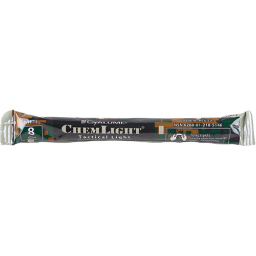 6" Cyalume&reg; Lightsticks, White, 8 hrs. Duration Helyx Safety & Industrial Supplies