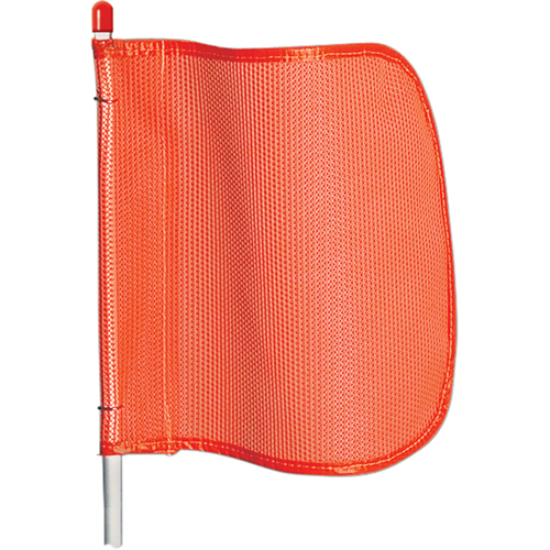 General Purpose Warning Whips, Threaded Mount, 5' High, Orange Helyx Safety & Industrial Supplies
