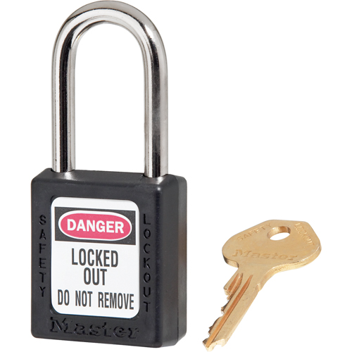 Cadenas Zenex, Cadenas de s&eacute;curit&eacute;, Cl&eacute;s diff&eacute;rentes, Thermoplastique, Largeur de 1-1/2" Helyx Safety & Industrial Supplies