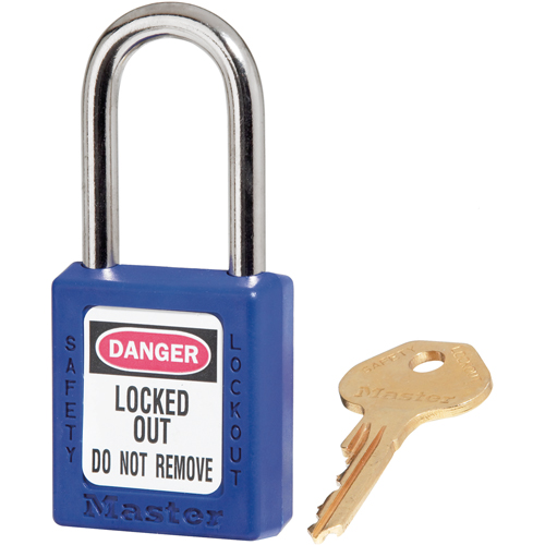 Cadenas Zenex, Cadenas de s&eacute;curit&eacute;, Cl&eacute;s diff&eacute;rentes, Thermoplastique, Largeur de 1-1/2" Helyx Safety & Industrial Supplies