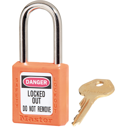 Cadenas Zenex, Cadenas de s&eacute;curit&eacute;, Cl&eacute;s diff&eacute;rentes, Thermoplastique, Largeur de 1-1/2" Helyx Safety & Industrial Supplies