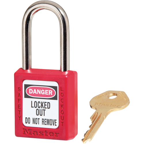 Cadenas Zenex, Cadenas de s&eacute;curit&eacute;, Cl&eacute;s diff&eacute;rentes, Thermoplastique, Largeur de 1-1/2" Helyx Safety & Industrial Supplies