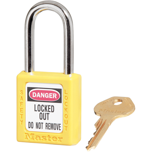 Cadenas Zenex, Cadenas de s&eacute;curit&eacute;, Cl&eacute;s diff&eacute;rentes, Thermoplastique, Largeur de 1-1/2" Helyx Safety & Industrial Supplies