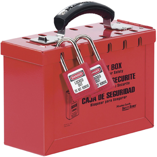 Boîtier de verrouillage portatif pour groupe Latch Tight, Rouge Helyx Safety & Industrial Supplies