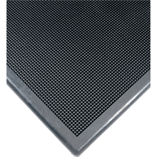 Sanitizing Footbath Mat No. 222, Rubber, 2' W x 2-2/3' L x 1/2" Thick, Black Helyx Safety & Industrial Supplies