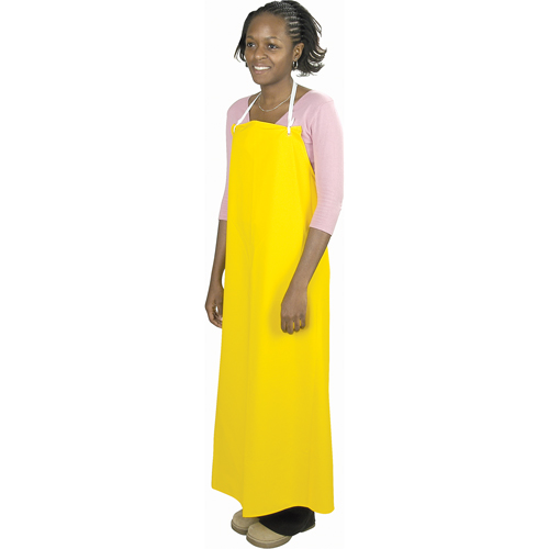Lightweight Aprons, Polyurethane, 48" L x 35" W, Yellow Helyx Safety & Industrial Supplies