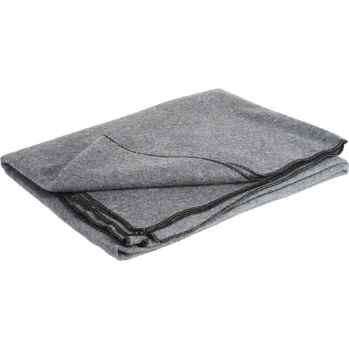 Flame-Resistant Wool Blanket, Wool, 84"L x 66"W Helyx Safety & Industrial Supplies
