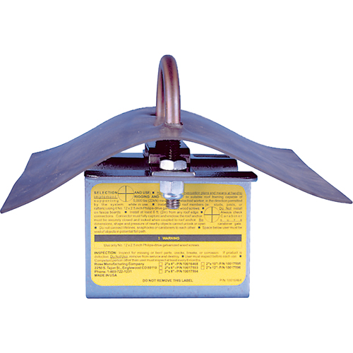 Permanent Roof Anchor, Roof, Permanent Use Helyx Safety & Industrial Supplies