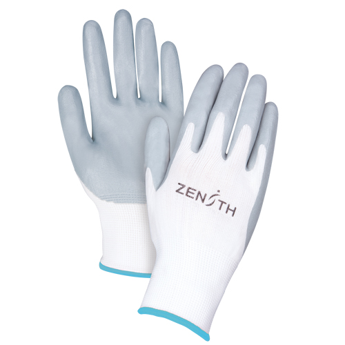 Lightweight Breathable Coated Gloves, 10/X-Large, Foam Nitrile Coating, 13 Gauge, Polyester Shell Helyx Safety & Industrial Supplies