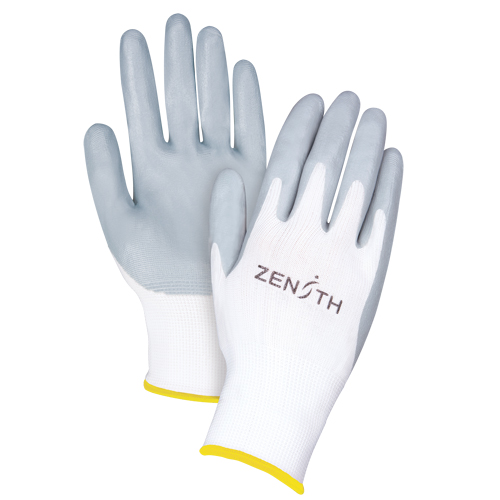Lightweight Breathable Coated Gloves, 11/2X-Large, Foam Nitrile Coating, 13 Gauge, Polyester Shell Helyx Safety & Industrial Supplies