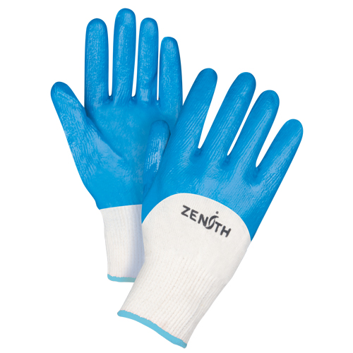 Seamless-Knit Medium-Weight Coated Gloves, 10/X-Large, Nitrile Coating, 13 Gauge, Cotton Shell Helyx Safety & Industrial Supplies