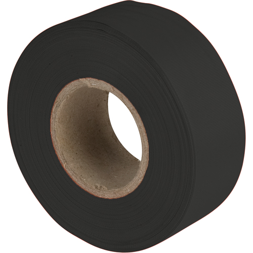 Flagging Tape, 1.2" W x 300' L, Black Helyx Safety & Industrial Supplies