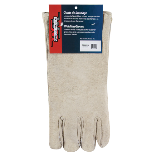 Premium Welder's Gloves, Split Cowhide, Size Large Helyx Safety & Industrial Supplies