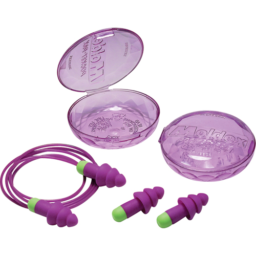 Rockets&reg; Reusable Earplugs, Corded, Bulk - Plastic Case, 27 dB NRR, One-Size Helyx Safety & Industrial Supplies
