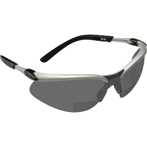Lunettes de s&eacute;curit&eacute; BX avec verres de lecture, Antibu&eacute;e, Grise/fum&eacute;e, Dioptrie 2,0 Helyx Safety & Industrial Supplies