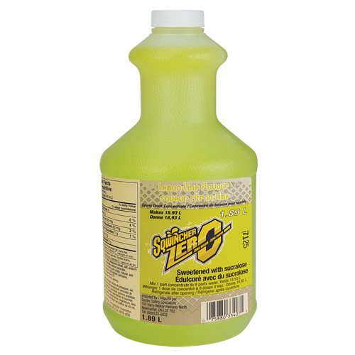 Sqwincher&reg; ZERO&reg; Rehydration Drink, Concentrate, Lemon-Lime Helyx Safety & Industrial Supplies