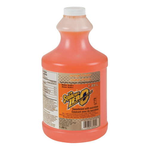 Sqwincher&reg; ZERO&reg; Rehydration Drink, Concentrate, Orange Helyx Safety & Industrial Supplies