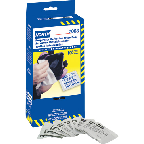 North&reg; Respirator Refresher Towelettes, Wipes Helyx Safety & Industrial Supplies