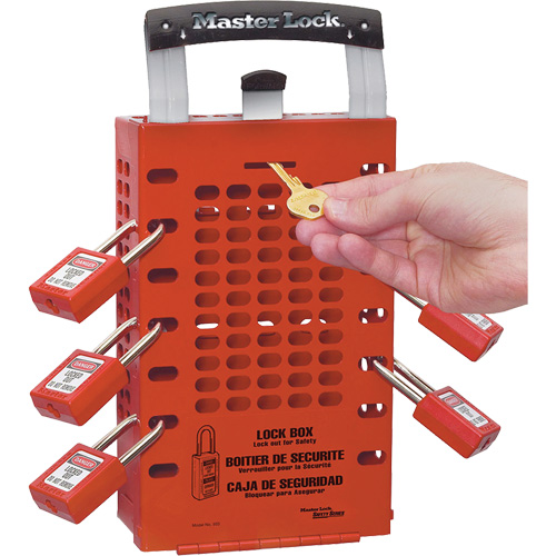 Boîtes de verrouillage Latch Tight, Rouge Helyx Safety & Industrial Supplies