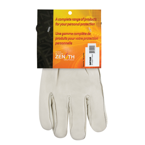 Standard-Duty Winter-Lined Driver's Gloves, 2X-Large, Grain Cowhide Palm, Fleece Inner Lining Helyx Safety & Industrial Supplies